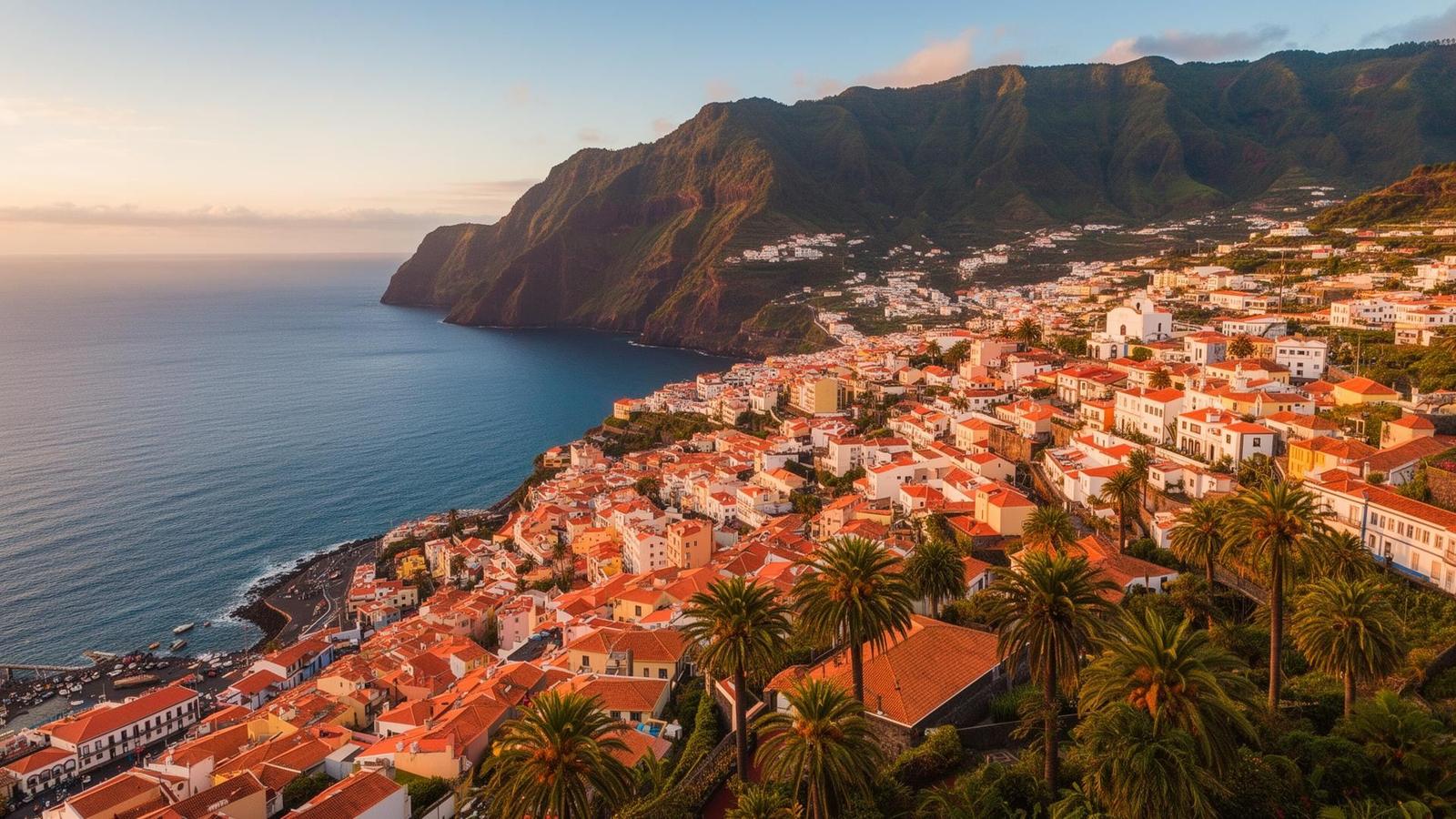 Funchal at golden hour